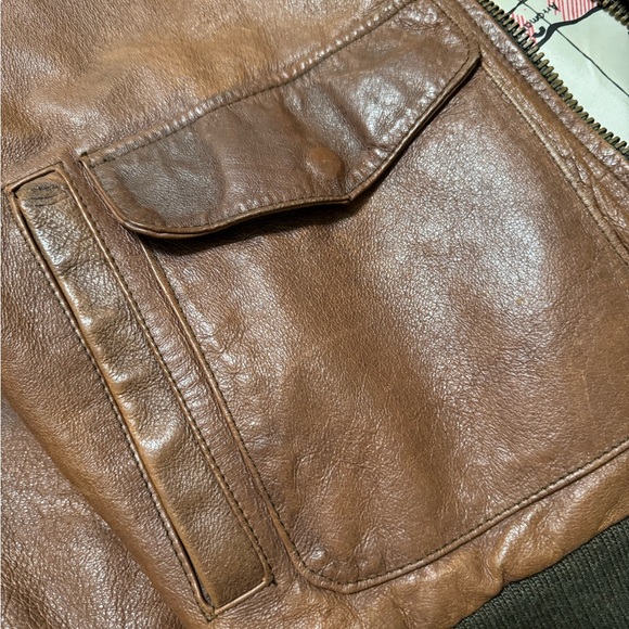Vintage 70’s Brown Leather Jacket - Picture 7 of 10